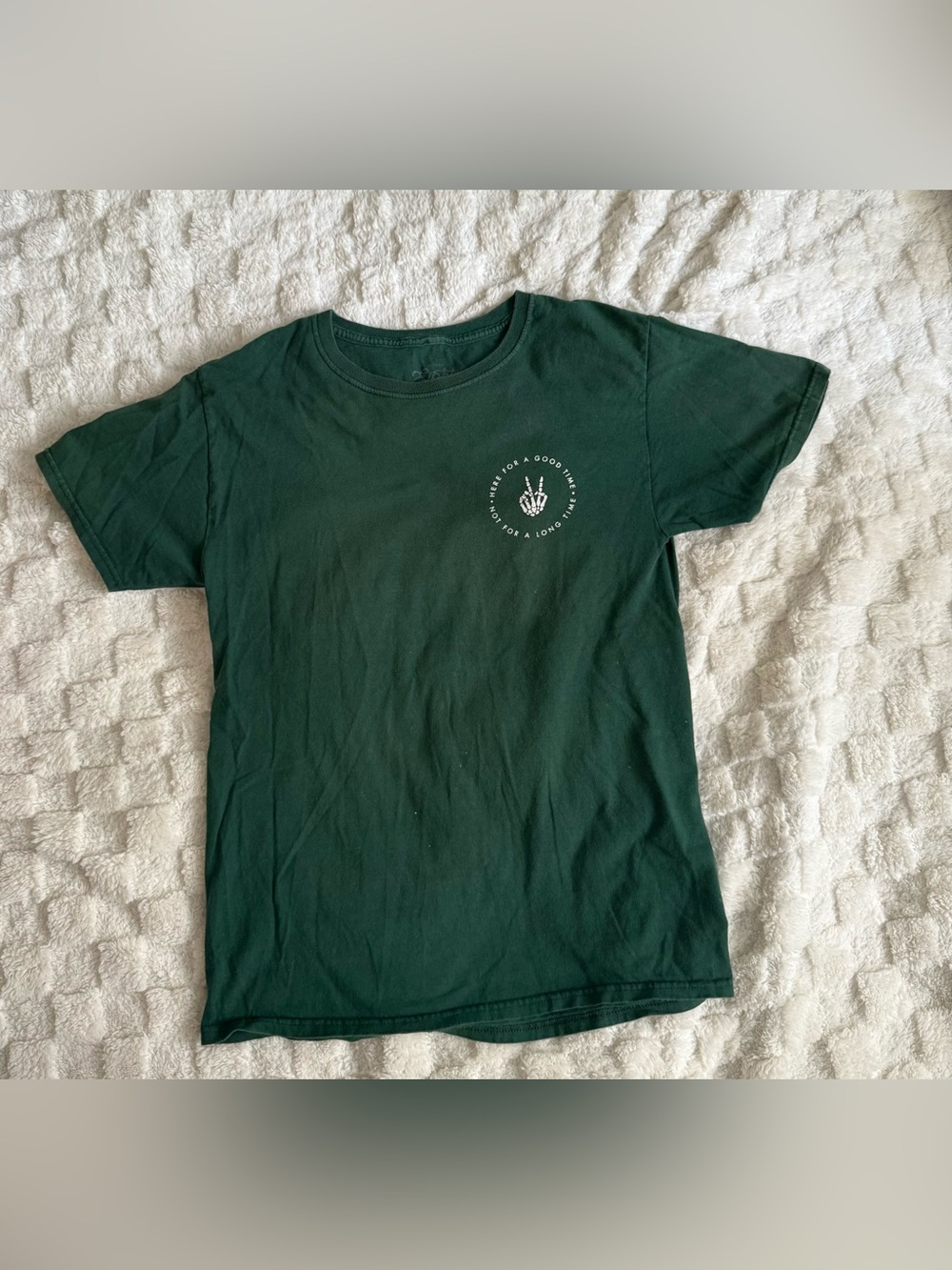 Vintage Eighty Eight Brand Green Graphic T-Shirt — Small
